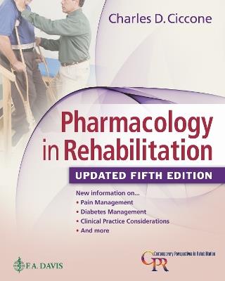 Pharmacology in Rehabilitation - Charles D. Ciccone - cover