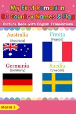 My First Romanian 50 Country Names & Flags Picture Book with English Translations