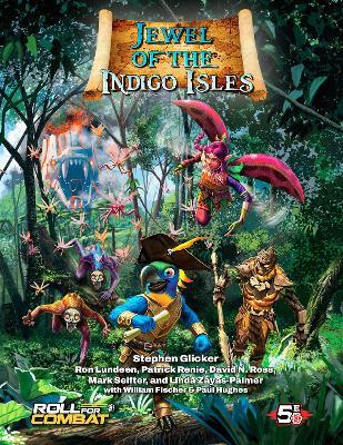 Battlezoo Jewel of the Indigo Isles (5E) - Stephen Glicker,Ron Lundeen,Patrick Renie - cover