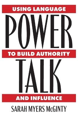 Power Talk - Sarah Myers McGinty - cover