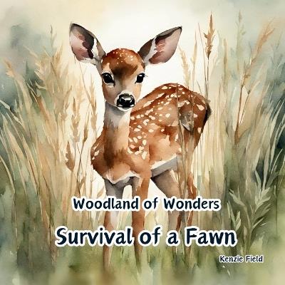 Survival of a Fawn: Woodland of Wonders Series: Captivating poetry and stunning illustrations about a young deer and his brave journey of growing up in the woodland. - Kenzie Field - cover