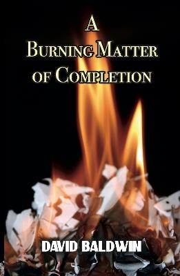 A Burning Matter of Completion - David Baldwin - cover