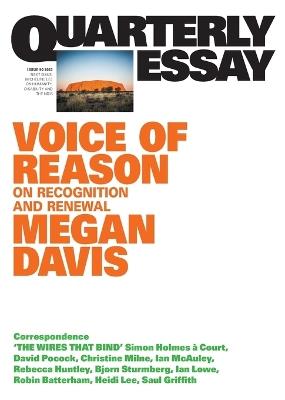 Voice of Reason: On Recognition and Renewal: Quarterly Essay 90 - Megan Davis - cover