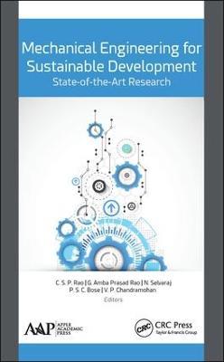 Mechanical Engineering for Sustainable Development: State-of-the-Art Research - cover