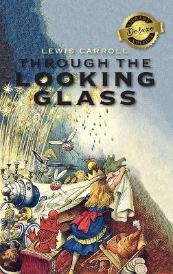Through the Looking-Glass (Deluxe Library Edition) (Illustrated) - Lewis Carroll - cover