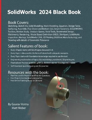 SolidWorks 2024 Black Book - Gaurav Verma,Matt Weber - cover