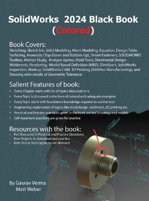 SolidWorks 2024 Black Book: (Colored) - Gaurav Verma,Matt Weber - cover