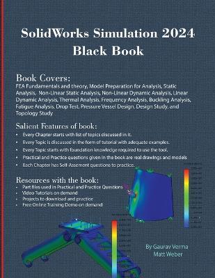 SolidWorks Simulation 2024 Black Book - Gaurav Verma,Matt Weber - cover