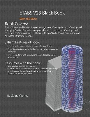 ETABS V23 Black Book - Gaurav Verma - cover