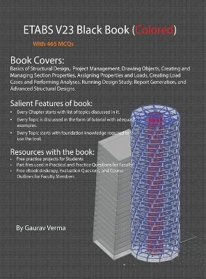 ETABS V23 Black Book: (Colored) - Gaurav Verma - cover