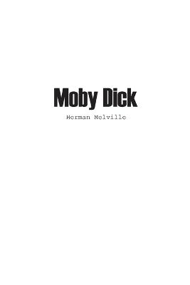 Moby Dick - Herman Melville - cover