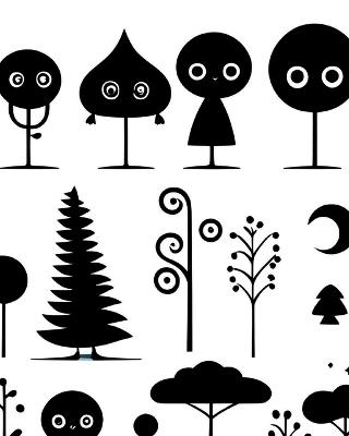 Black and White Notebook - Book Maker - cover