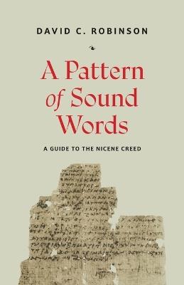 A Pattern of Sound Words - David C Robinson - cover