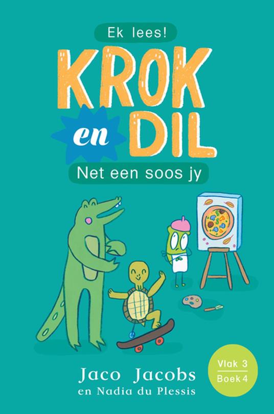 Krok en Dil Vlak 3 Boek 4 - Jaco Jacobs,Nadia du Plessis - ebook