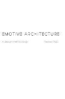 Emotive Architecture