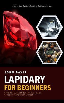 Lapidary for Beginners: Step by Step Guide to Tumbling, Cutting, Faceting (How to Find and Identify Gems Precious Minerals Geodes and Fossils Like an Advanced) - John Davis - cover