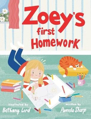 Zoey's First Homework - Pamela Sharp - cover