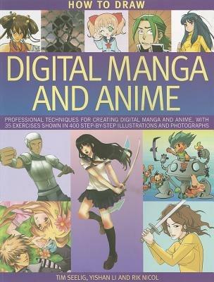 How to Draw Digital Manga and Anime - Tim Seelig - cover