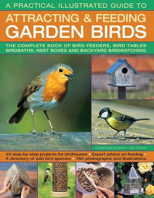 A Practical Illustrated Guide to Attracting & Feeding Garden Birds: The Complete Book of Bird Feeders, Bird Tables, Birdbaths, Nest Boxes and Backyard Birdwatching - Jen Green - cover