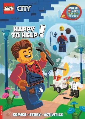 LEGO (R) City: Happy to Help! Activity Book (with Harl Hubbs minifigure) - Buster Books,LEGO (R) - cover