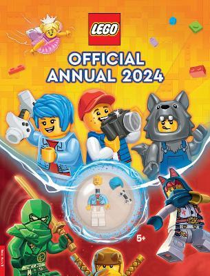 LEGO® Books: Official Annual 2024 (with gamer LEGO® minifigure) - LEGO®,Buster Books - cover