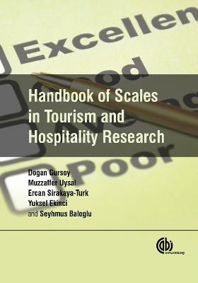 Handbook of Scales in Tourism and Hospitality Research - Dogan Gursoy,Muzaffer Uysal,Ercan Sirakaya-Turk - cover