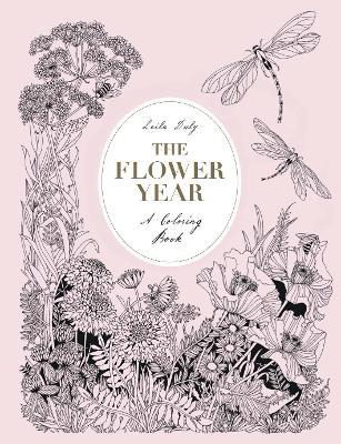 The Flower Year: A Colouring Book - cover