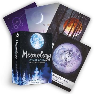 Moonology (TM) Oracle Cards: A 44-Card Moon Astrology Oracle Deck and Guidebook - Yasmin Boland - cover
