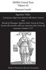 Agostino Valier, 'Instituzione d'ogni stato lodevole delle donne cristiane'