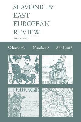 Slavonic & East European Review (93: 2) April 2015 - cover