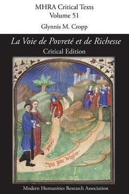 'La Voie de Povrete et de Richesse': Critical Edition - cover
