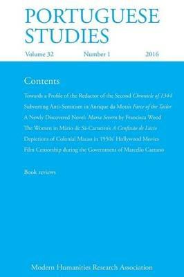 Portuguese Studies 32: 1 (2016) - cover