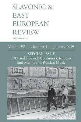 Slavonic & East European Review (97: 1) January 2019 - cover
