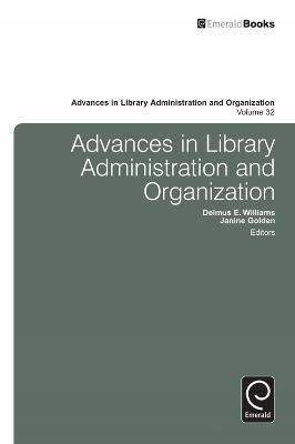 Advances in Library Administration and Organization - cover