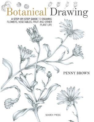 Botanical Drawing: A Step-by-Step Guide to Drawing Flowers, Vegetables, Fruit and Other Plant Life - Penny Brown - cover