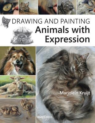Drawing and Painting Animals with Expression - Marjolein Kruijt - cover
