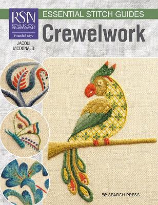 RSN Essential Stitch Guides: Crewelwork: Large Format Edition - Jacqui McDonald - cover
