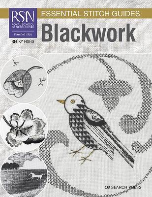 RSN Essential Stitch Guides: Blackwork: Large Format Edition - Becky Hogg - cover