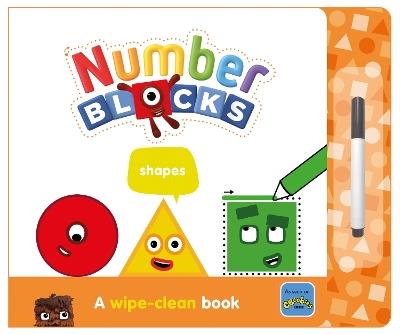 Numberblocks Shapes: A Wipe-Clean Book - Numberblocks,Sweet Cherry Publishing - cover