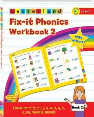 Fix-it Phonics - Level 1 - Workbook 2 (2nd Edition) - Lisa Holt - cover
