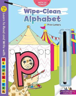 Wipe-Clean Alphabet: Print Letters - Lisa Holt - cover