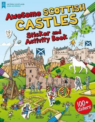 Awesome Scottish Castles: Sticker and Activity Book - cover