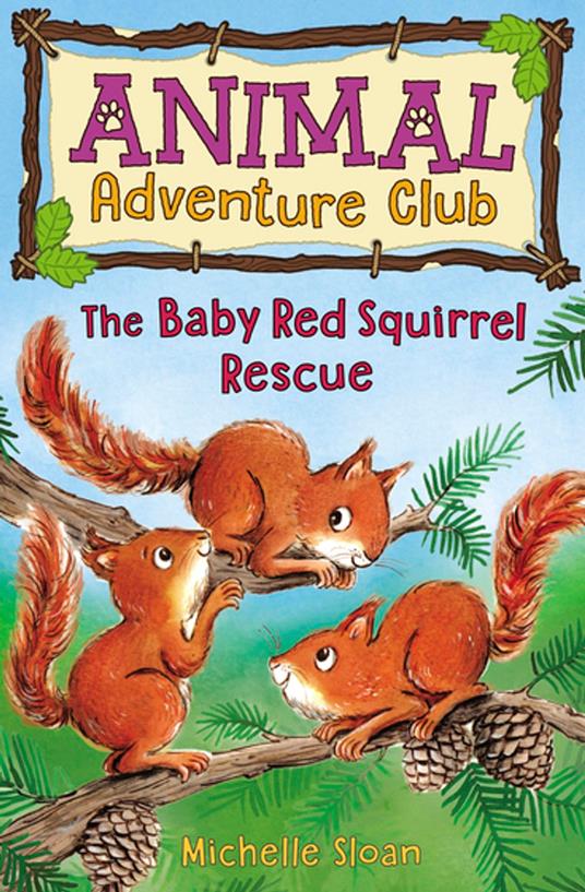 The Baby Red Squirrel Rescue (Animal Adventure Club 3) - Michelle Sloan,Hannah George - ebook
