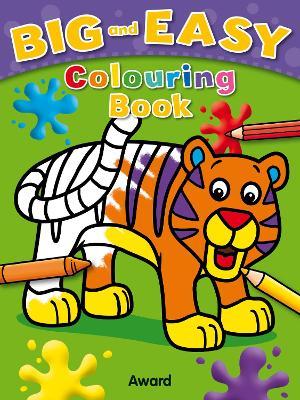 Big and Easy Colouring Book: Tiger - cover