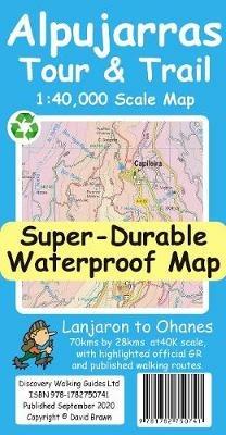 Alpujarras Tour and Trail Map - David Brawn - cover