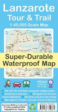 Lanzarote Tour & Trail Map