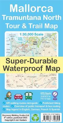 Mallorca - Tramuntana North Tour & Trail Map - Jan Kostura - cover