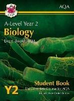 A-Level Biology for AQA: Year 2 Student Book with Online Edition - CGP Books - cover