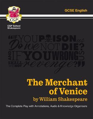The Merchant of Venice - The Complete Play with Annotations, Audio and Knowledge Organisers - William Shakespeare - cover