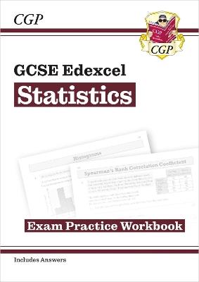 GCSE Statistics Edexcel Exam Practice Workbook (includes Answers) - CGP Books - cover